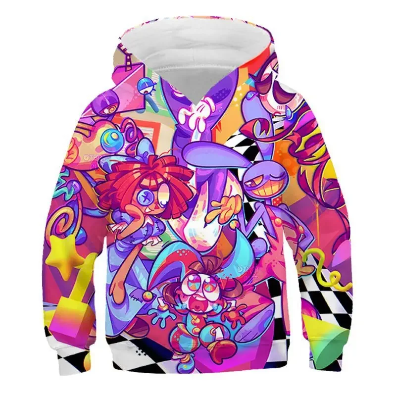 Anime The Amazing Digital Circus Jax Coaplay Hoodie Harajuku Funny Hoodies Unisex Cute Rabbit Vintage Pullovers Sweatshirts