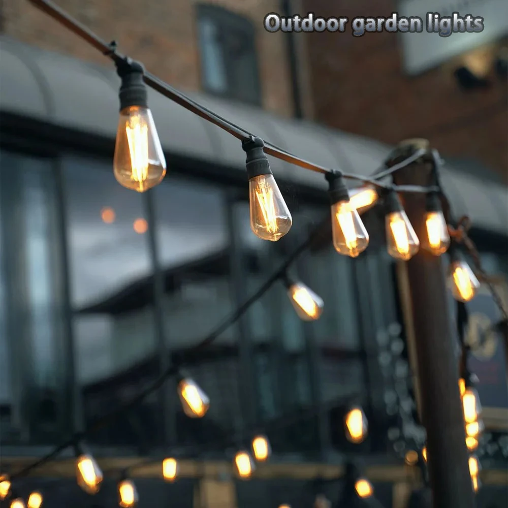 

Светодиодная лампа для декора сада Fairy Lighst ST38 гирлянды небьющиеся водонепроницаемые пластиковые уличные гирлянды с возможностью подключения