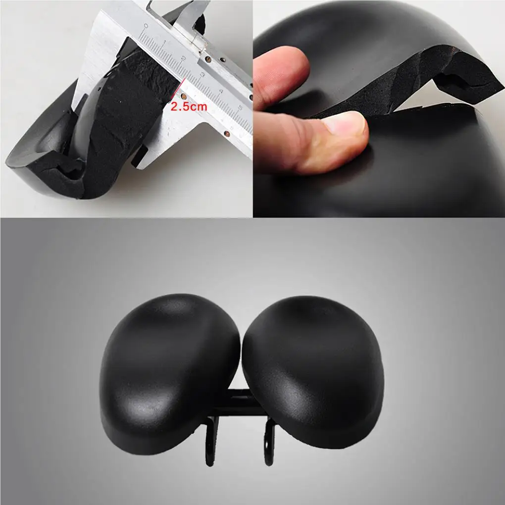 

Bike Saddles Noseless Dual Padded Cushion Comfortable Adjustable Seat Multi-function Pad Easy Install Riding Cycling