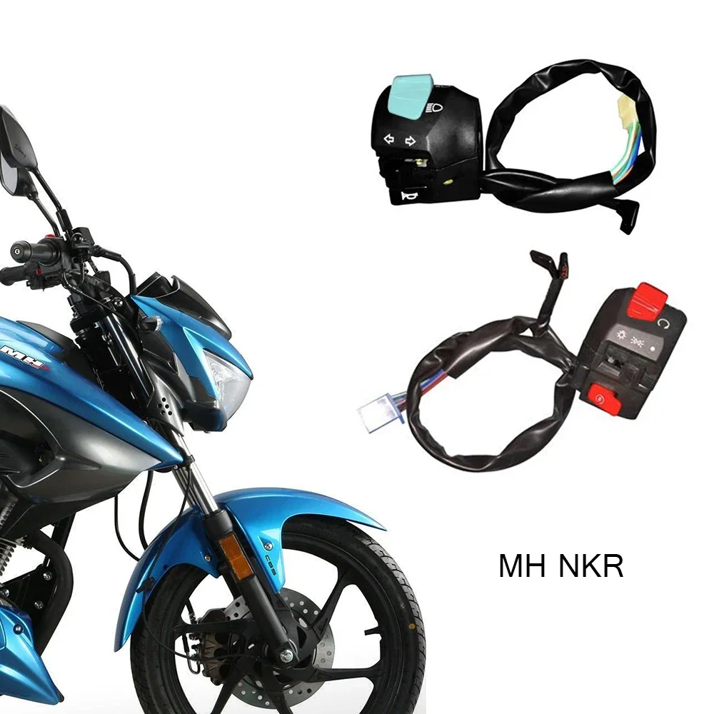 

Fit MH NKR Motorcycle Original Accessories Left Right Handlebar Switch Horn Switch Start Switch For MH NKR125 NKR 125