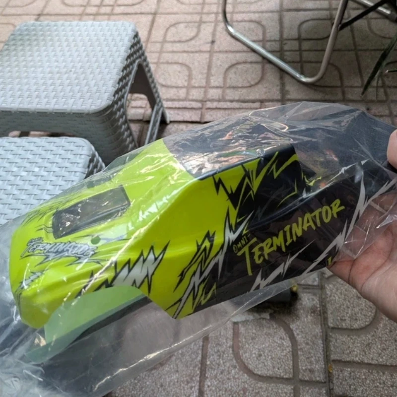 

Кузов для радиоуправляемой машины Rlaarlo RC Omni Terminator, имитация, предварительно окрашенный, с наклейками, для внедорожного радиоуправляемого грузовика, сменный аксессуар