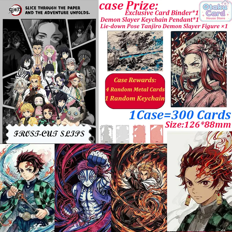 Demon Slayer Cards Kimetsu no Yaiba Scratch Off Cards Tonecheer Anime Collectible Trading Cards Booster Pack Rare SSR Tanjiro