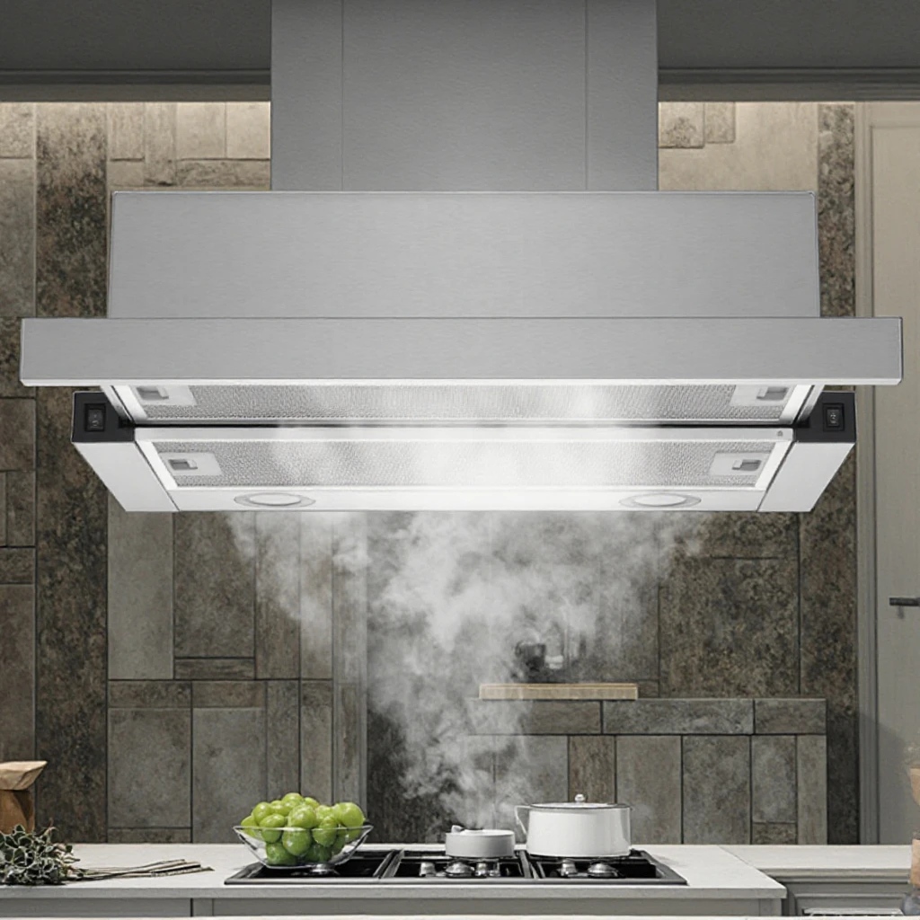 

for OEM Pull Type Dual Motor High Quality Low Price Mini Kitchen Range Kitchen Hood Range Custom or Standard Side Wall Mounted
