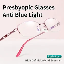 Blue Light Blocking Reading Glasses for Women,Anti Blue Ray Anti-fatigue, Diopters:+1+1.25+1.5+1.75+2+2.25+2.5+2.75+3+3.5