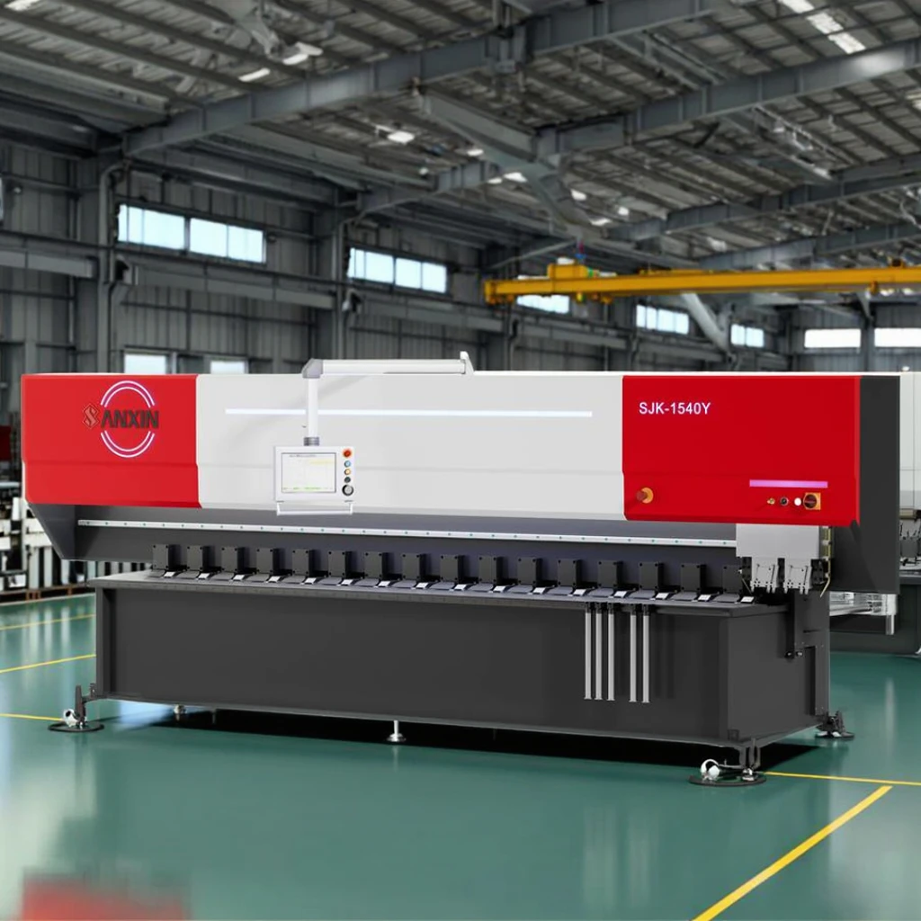 SANXIN V-Shaped Vertical CNC V-Grooving Machine for Stainless Steel Aluminium with PLC Control (Easycat) 380V/220V/415V Voltage