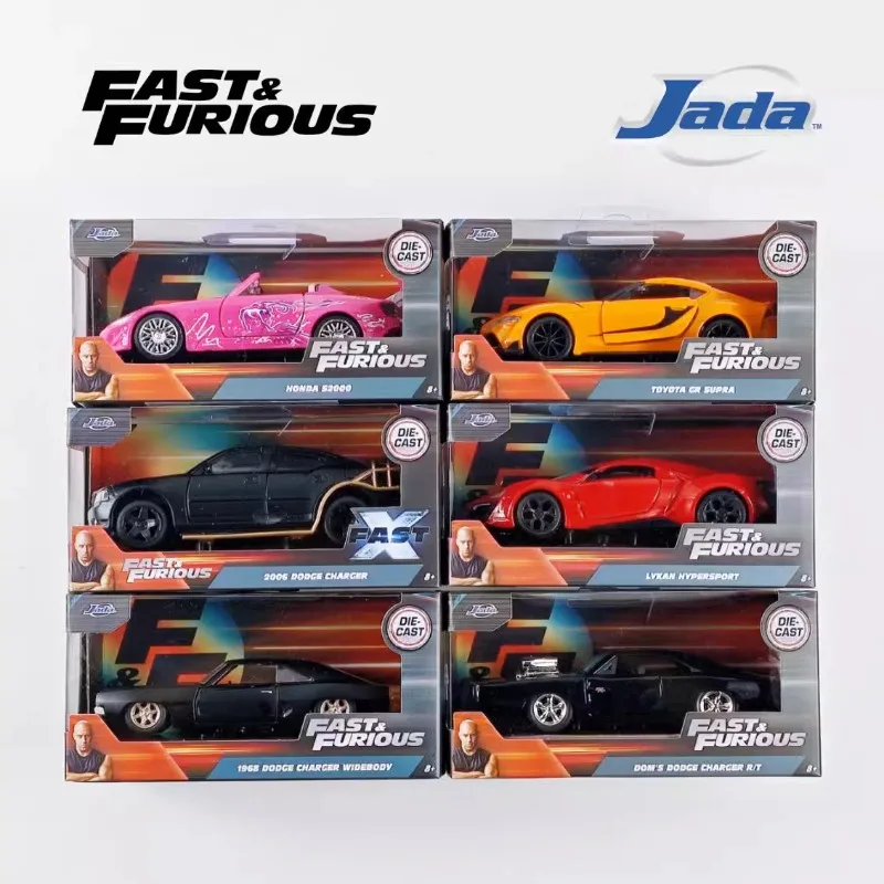 JADA 1:32 Fast and Furious Toyota supra alloy model, children's collection of decorative toys, for children's Halloween gifts.