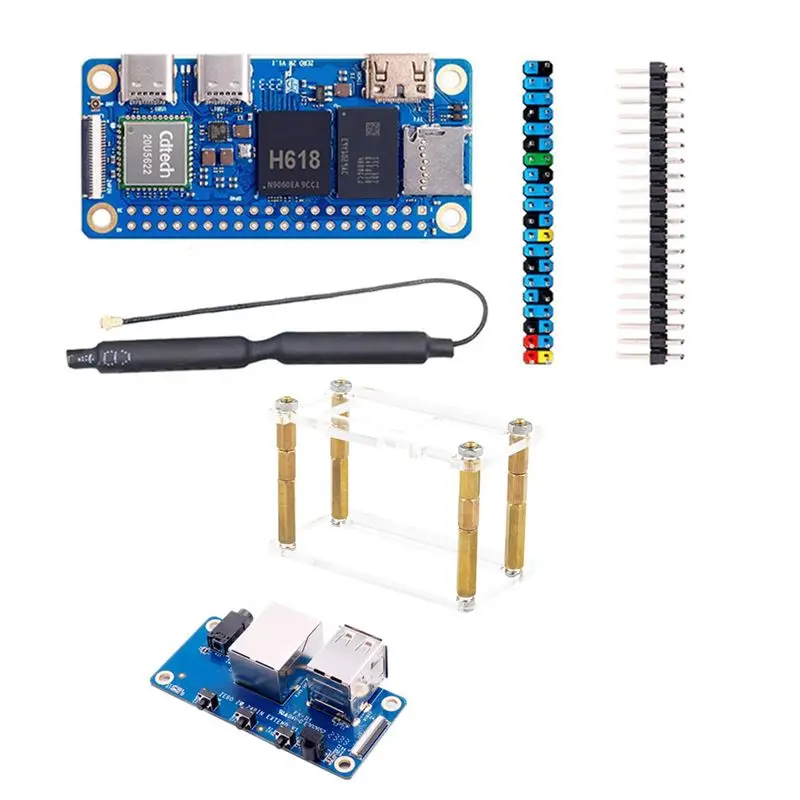 

Плата разработки Orange Pi Zero 2W: ОЗУ + плата расширения + корпус, DDR4, мини-ПК, H618, Wi-Fi 5, Bluetooth 5.0, поддержка 4K 60FPS