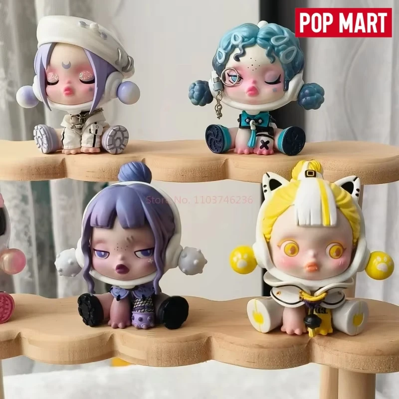 

Official POP MART Skullpanda Night City Series Blind Box Cyberpunk Theme Art Collectible Figure Desktop Decor Birthday Toy Gifts