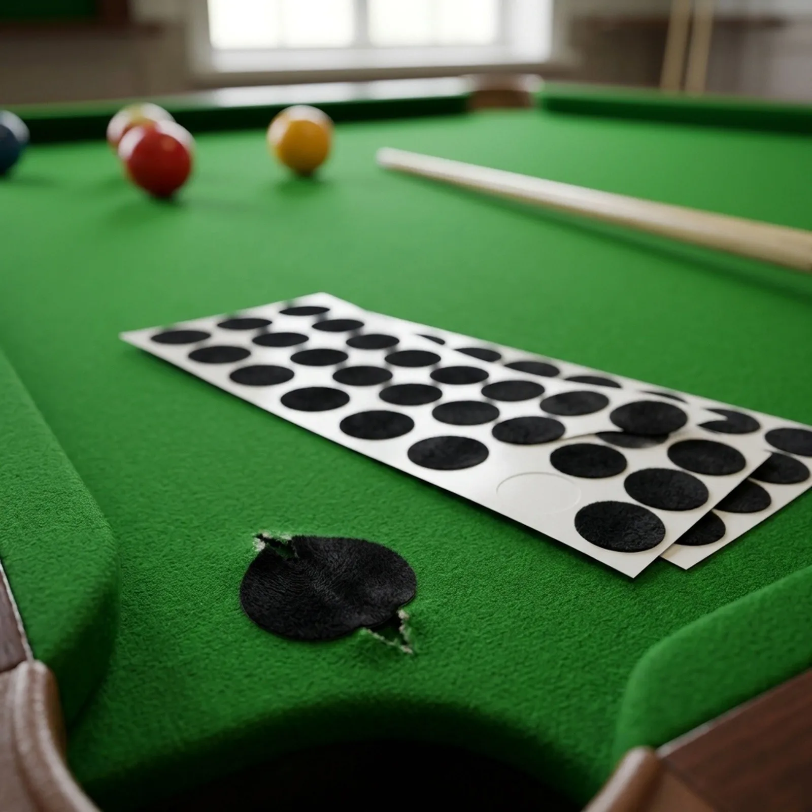 パッチ-ビリヤードパッチステッカー-ビリヤードゲーム修理用-耐摩耗性素材-簡単に貼り付け可能-頻繁な使用に耐える