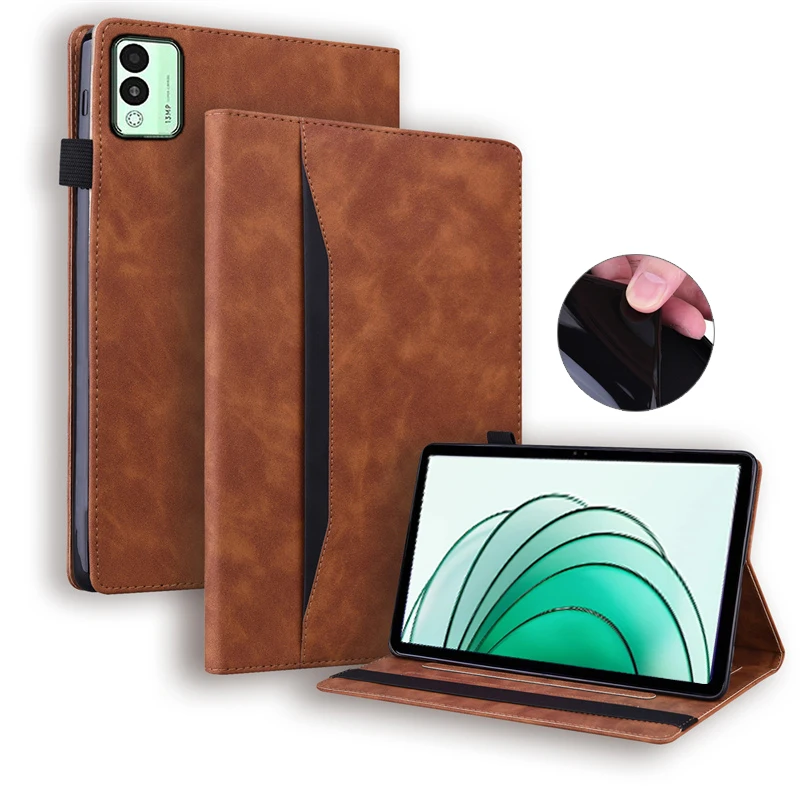 

For Tecno Mega pad Megapad 11 Case 11 inch 2024 PU Leather Business Folio Soft TPU Back Cover for Tecno Megapad 11 Tablet Case