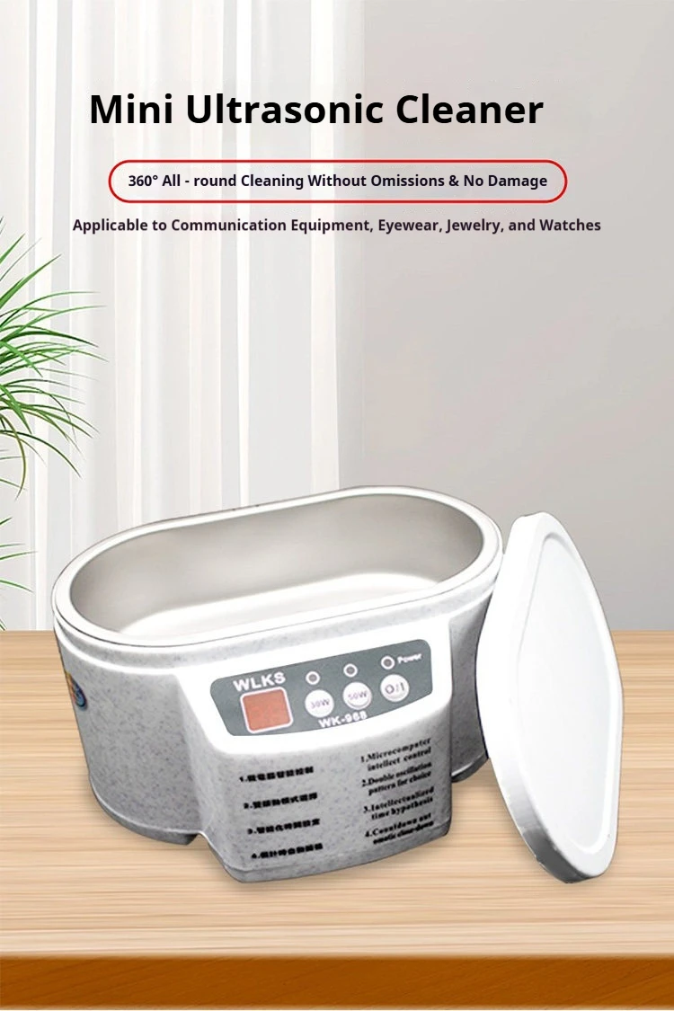 

30/50W Ultrasonic Cleaner Sonicator Bath 40Khz Degas For Watches Contact Lens Glasses Denture Teeth Electric Makeup Razor