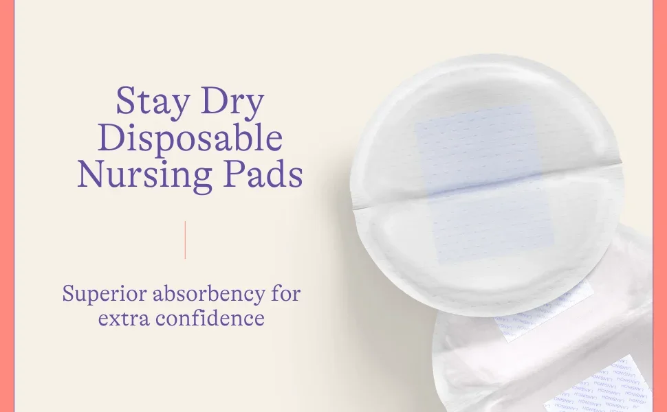 lansinoh disposable nursing pads, breastfeeding pads, breastfeeding essentials