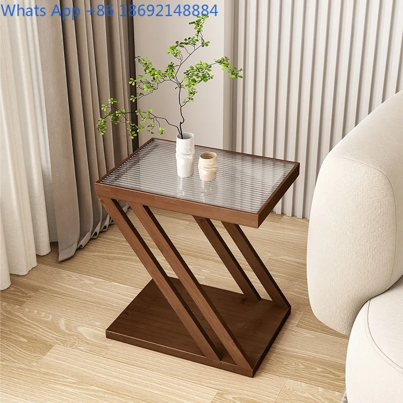 Living Room  Dining Room Nanzhu Corner Table Hotel Z Side Table Office Tea Table Bamboo Rattan