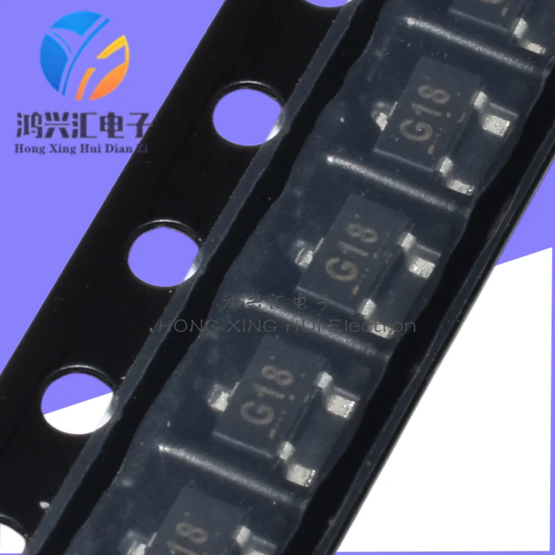 Brand New / Original 2SK1591-T1B-A SOT-23 Package, G18 Silkscreen, Surface-Mount MOSFET