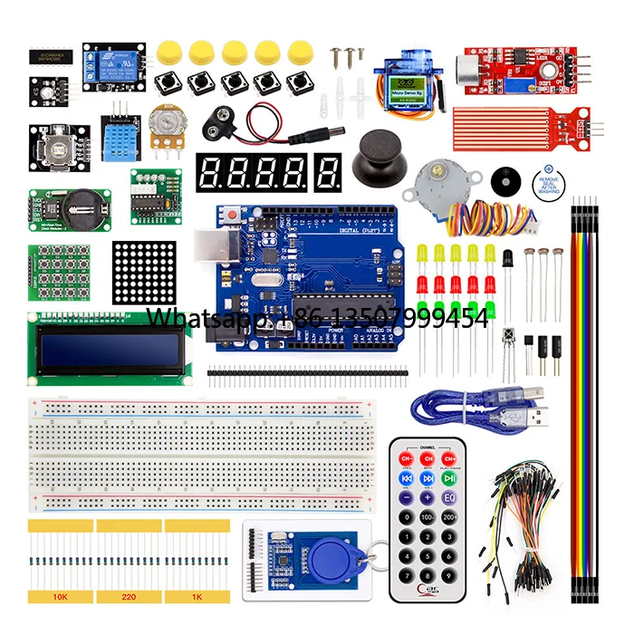 

OEM ODM Stem Education RFID Learning Kits DIY Programmable 36 Comptnents Electronics Set Components for UNO R3