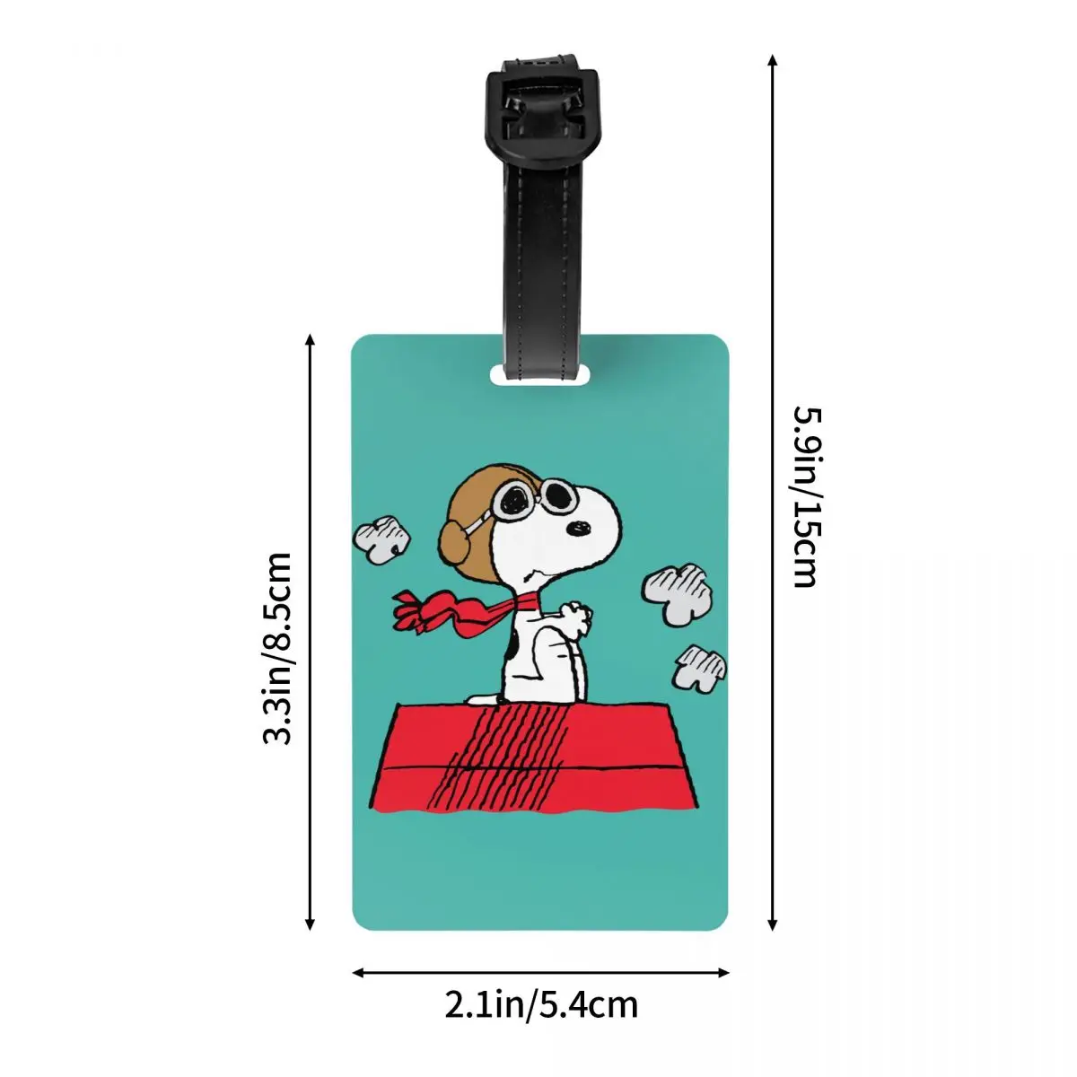 Luggage Tag Peanuts Snoopy Cute Cartoon Gel Travel Accessories Cartoon Name ID Address Luggage Bag Case Tags Suitcase Tag Gifts