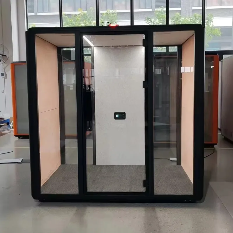 Prefab Office Sound Proof Booth Indoor Outdoor Office Pod Latest Silent Booth Prefab Office Pod