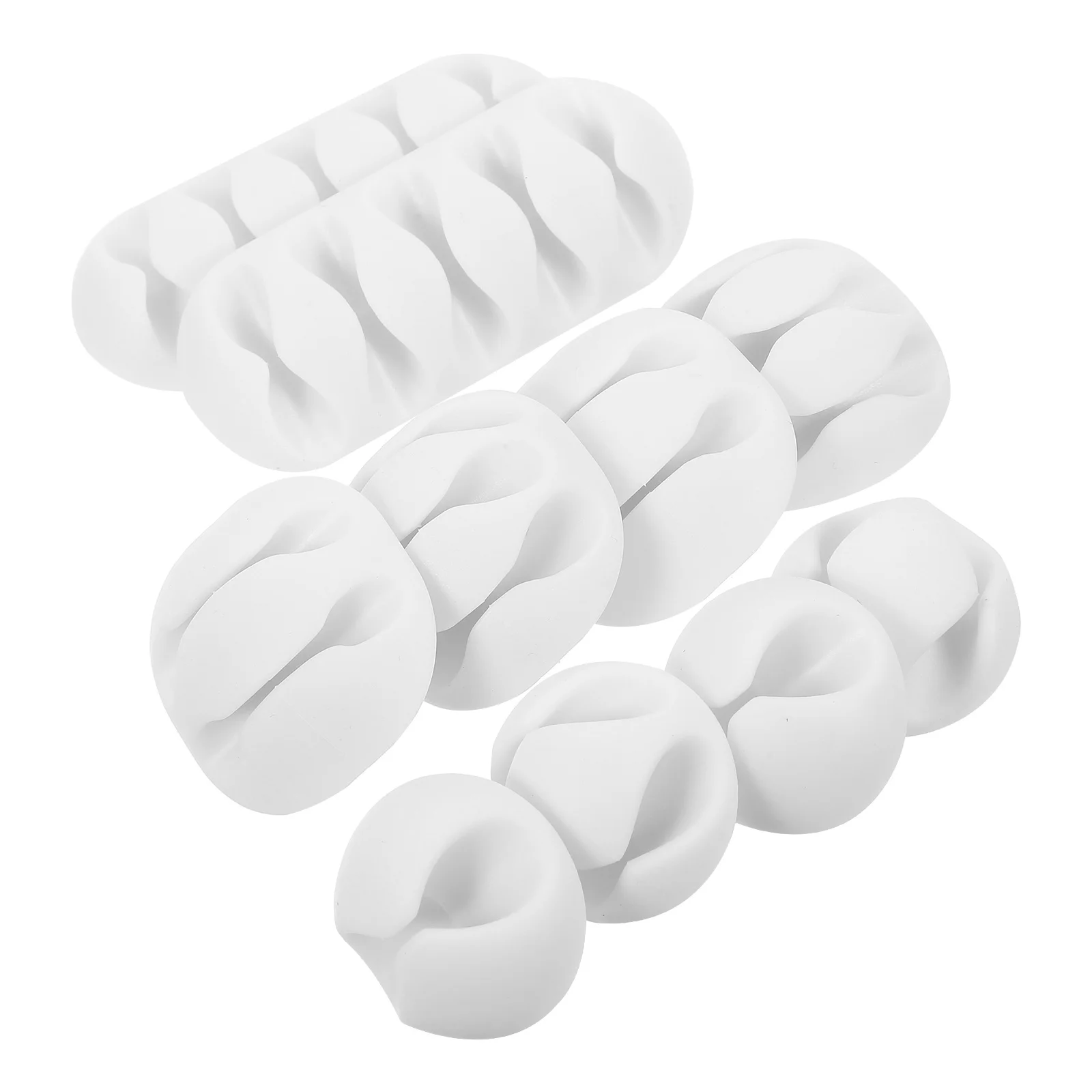 

10 Pcs Cable Wire Holder Desk Management Plastic ganizer Cable Accessory Appliance Cord Home ganizer Storage Solution