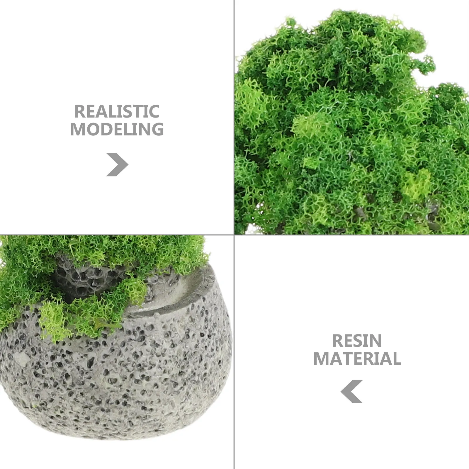 16Pcs Miniature Bonsai Decor Resin Castle Micro Landscape Ornament for Desktop Windowsill Fairy Garden Sandtray Miniatures