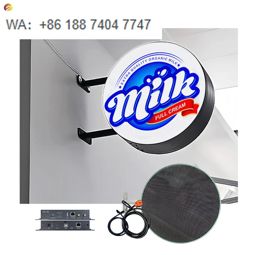 

High Definition Outdoor Waterproof LED Display Video Wall for Business Advertising Circular LED Screen Display