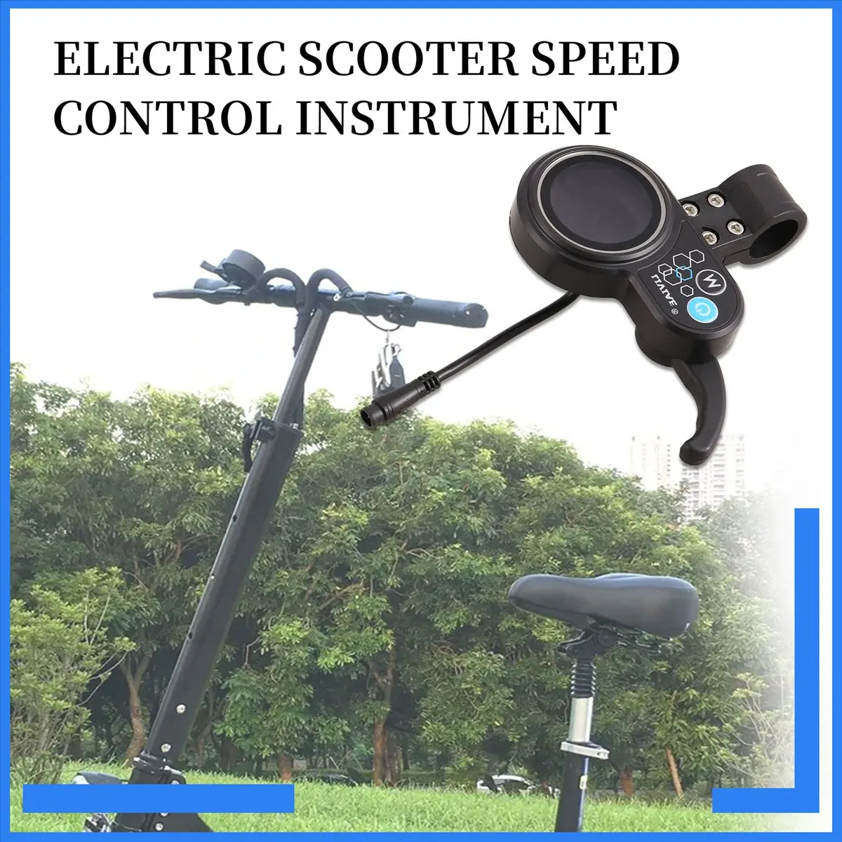 AA2157Simple  36V-48V 350W Motor Brushless Controller LCD Display Panel Thumb Throttle Electric Bicycles Scooter