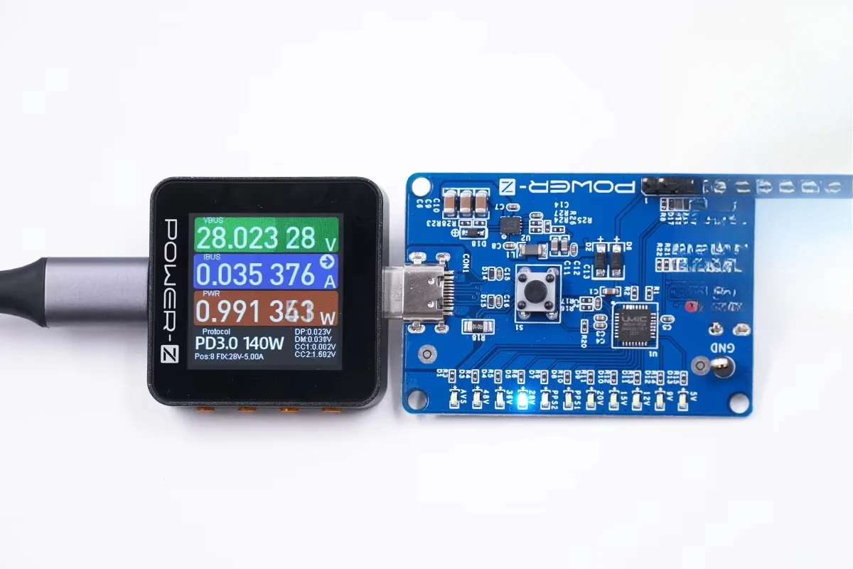 

USB PD3.1 Тестовая плата приманки напряжения 28 В старение с нагрузкой