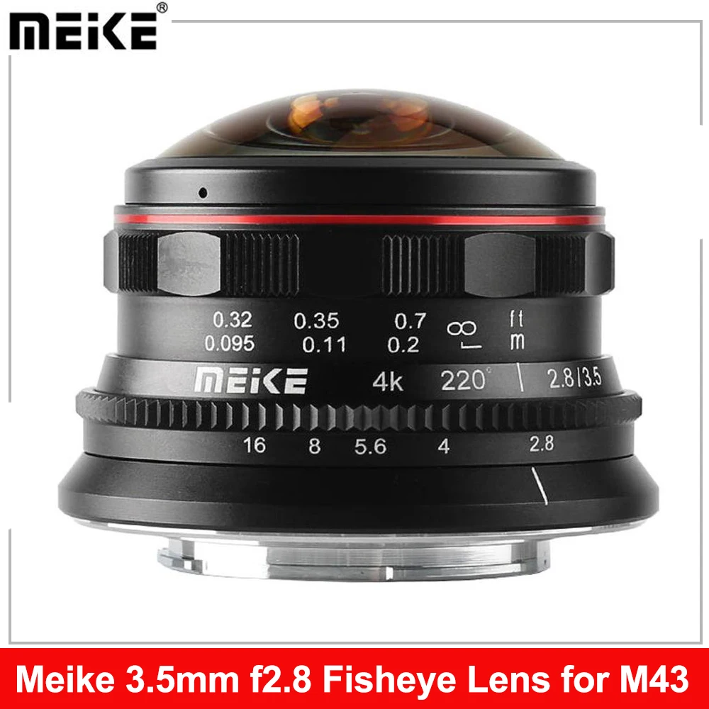 

Meike 3.5mm f/2.8 Ultra Wide Angle Manual Fixed Circular Fisheye Lens for M43