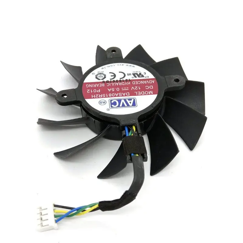 

Новый оригинальный вентилятор охлаждения видеокарты NVIDIA GTX460 550TI AVC с четырьмя контактами DASA0815R2U, умный термостат DASA0815R2H