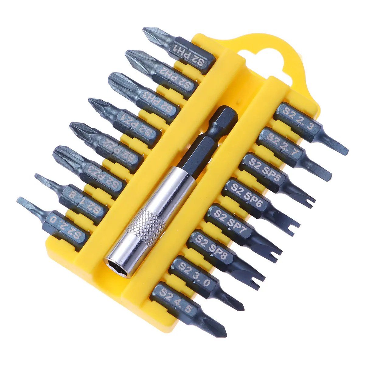 

17 in 1 S2 Steel Magnetic Screwdriver Bit Set with Retainer for Electronics Repair Pentagon Extension PH Screwdriver Tool Kit