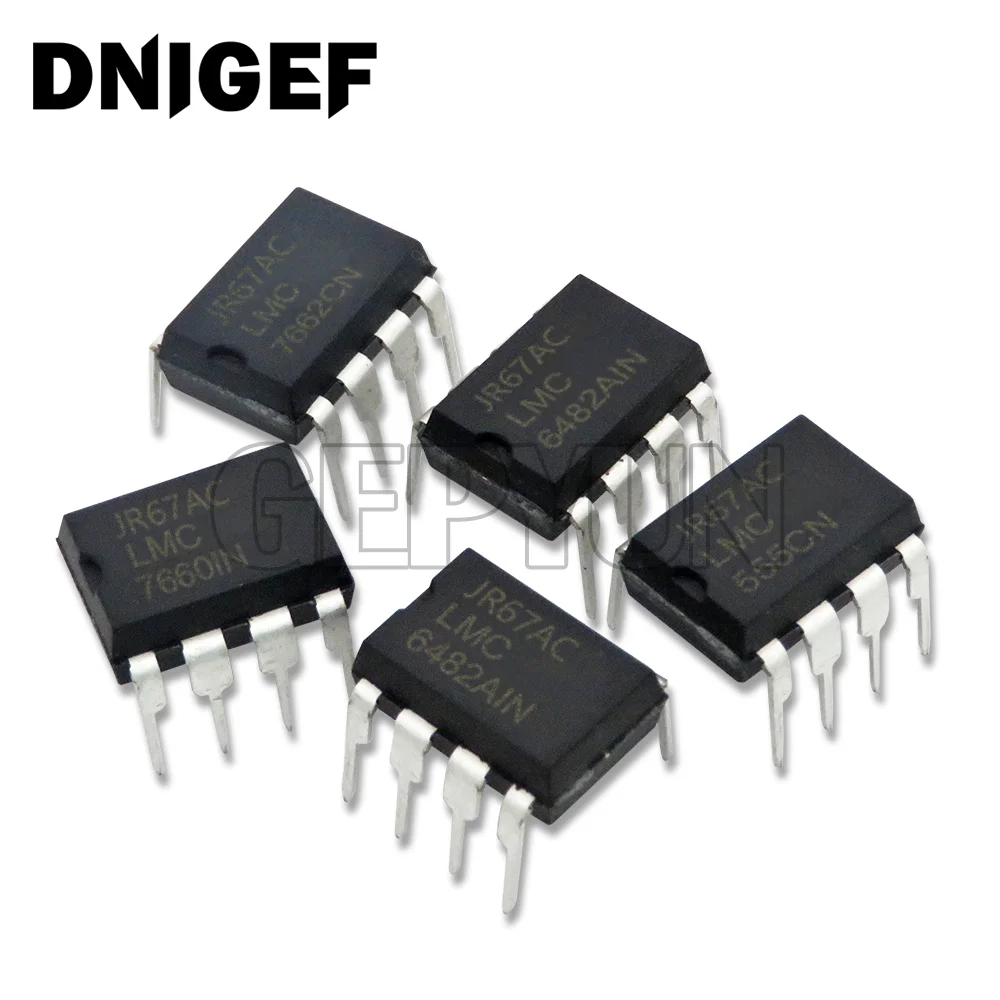 10pcs LMC555CN DIP-8 LM833N DIP8 LM741CN DIP LM567CN LMC555 LMC662 LM833 LM741