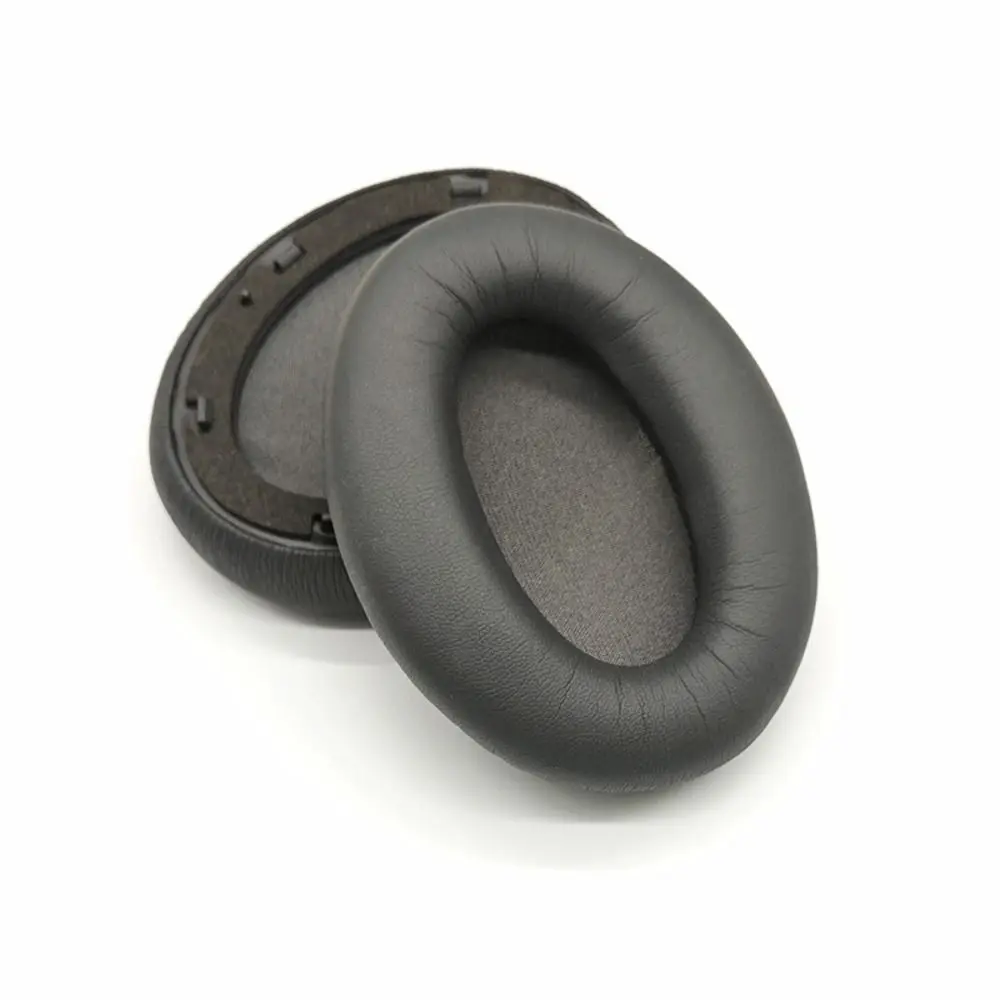 2 ชิ้นใหม่หนัง Ear Pads หน่วยความจําฟองน้ําเปลี่ยนหูฟังหูฟังอุปกรณ์เสริมชุดหูฟัง Earmuff สําหรับ Edifier MT6