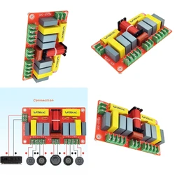 Speaker Frequency Divider Board Professional 5 Way Speaker Crossover Filter Frequency Divider 250W for DIY Speaker K1KF