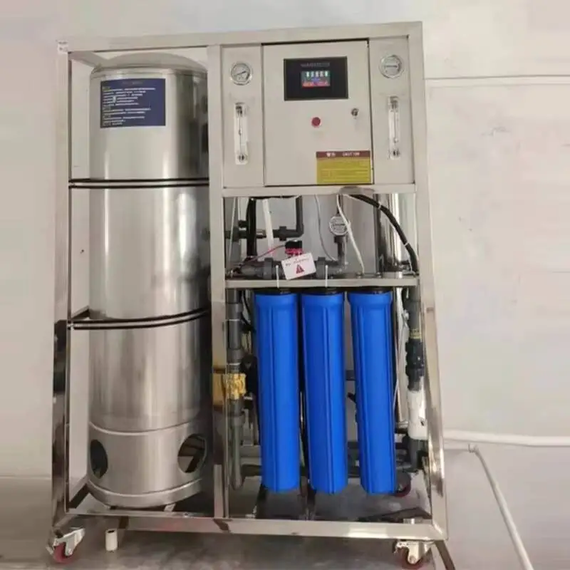 100L 500L 1000L Small Commercial Soft Water Purification Single Stage Reverse Osmosis Water Treatment Machinery For Restaurant