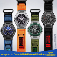 For Casio G-SHOCK GST B400 Sports canvas strap bracelet GST B400 Modified waterproof canvas watchband men's Watch accessories