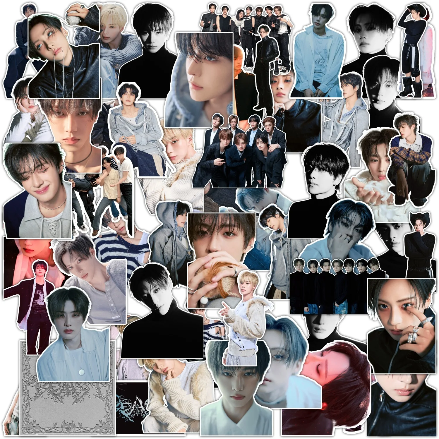 55 Peças/Conjunto de Adesivos Impermeáveis do Novo Álbum UNBREAKABLE: BEAST do Idol ALD1 JUNSEO ARNO LEO GEONWOO SANGWON XINLONG ANXIN SANGHYEON