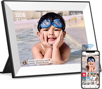 10.1 inch Digital Photo Frame 16G WiFi IPS Electronic Photo Album HD Touch Screen Frameo Auto-Rotate Digital Picture Frame Gift