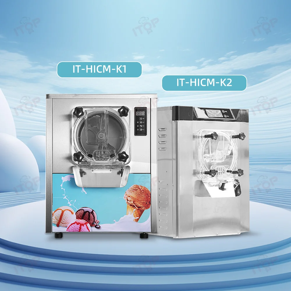 Macchina per la produzione di gelato gusto Itlaly a bottone / Gelatiera dura