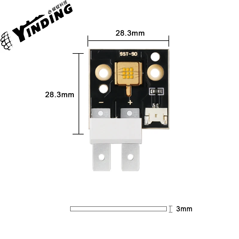 YINDING SST-90 60W 3000K lampadina a diodi a Chip LED ad alta potenza caldo/neutro/bianco freddo l\'illuminazione del palcoscenico attrezzatura