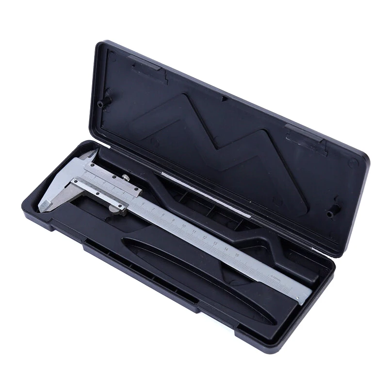 0-150mm Vernier Caliper Professional Steel Vernier Caliper Gauge Micrometer Four Use Metric Precision Measuring Tools