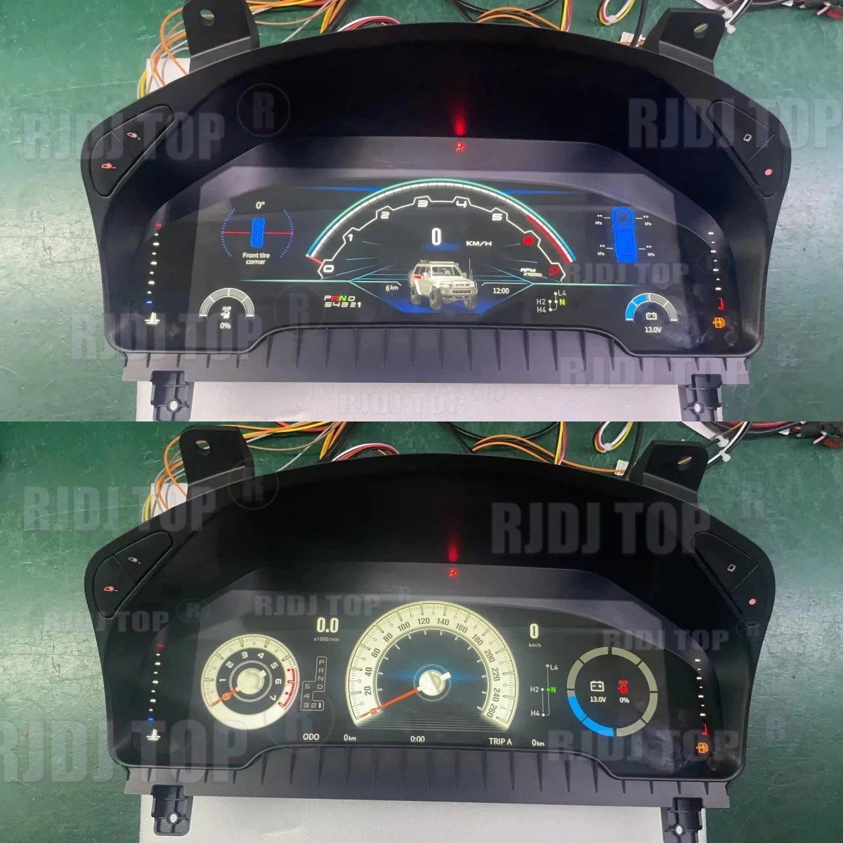 Para Nissan Patrol Y61 2006-2022 Armada, Conjunto de Radio Estéreo Multimedia con Pantalla Digital para el Tablero de Instrumentos, Velocímetro, Android Auto