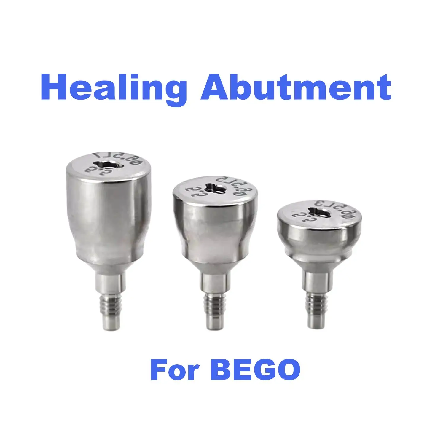 Precision Titanium Dental Implant Healing Abutment Screw Suitable for Bego System High Strength Gingival Restoration Part