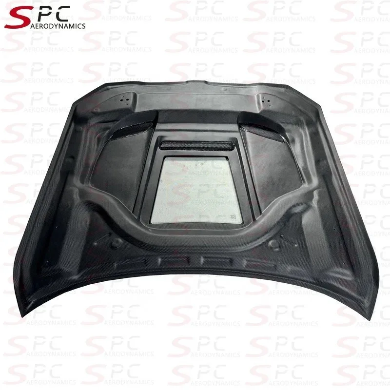 غطاء المحرك SPC Rapidus GT من ألياف الكربون الجافة G80 G82 G83 غطاء أمامي شفاف مسبقًا s