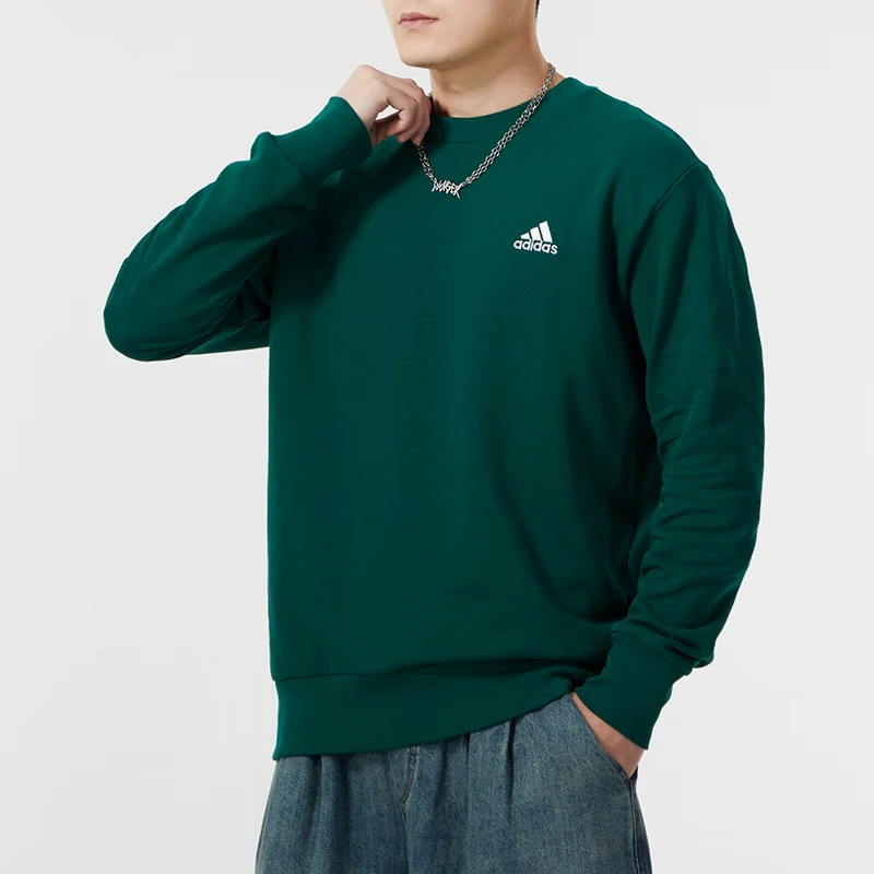 

Adidas Original 2024 New Men's Knitted Loose Pullover Hoodie IS1320