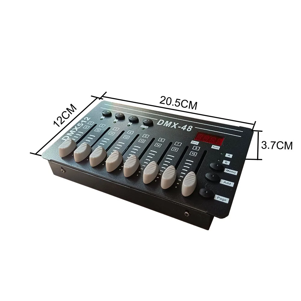 Mini controlador de luz LED Dmx para escenario, consola de luz Par para DJ con cabezales móviles, consola de iluminación para discoteca