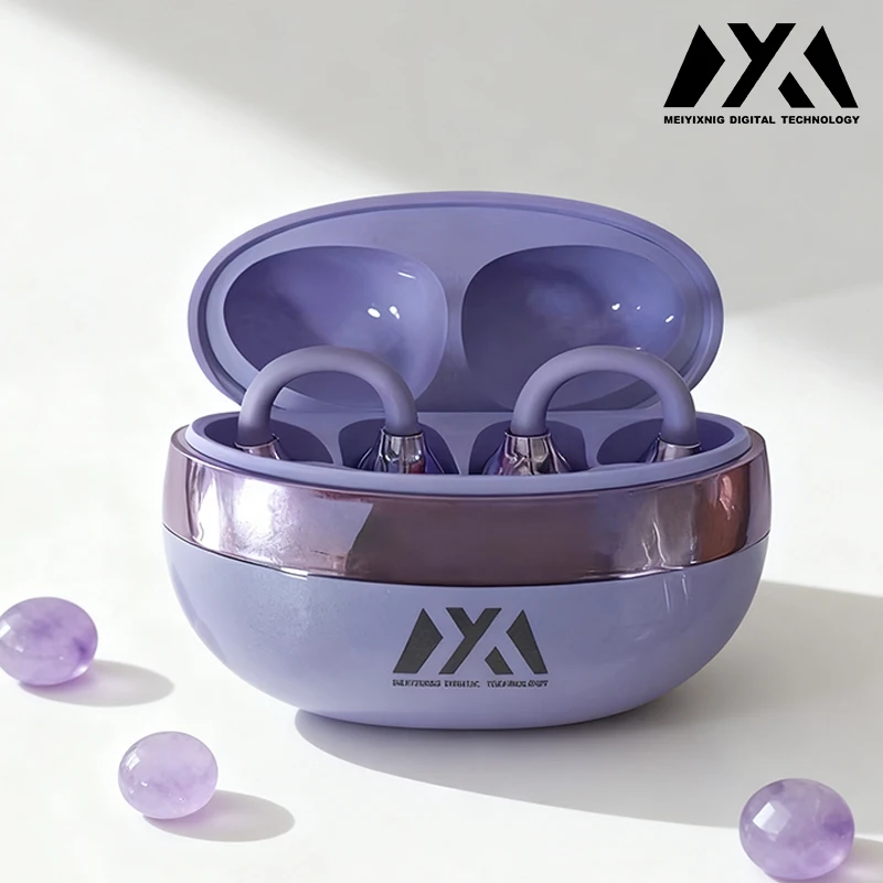 YU7 MYX Digital Ear Clip Headphones - Wireless, Scratch-Resistant & High-Res Audio for Discerning Listeners