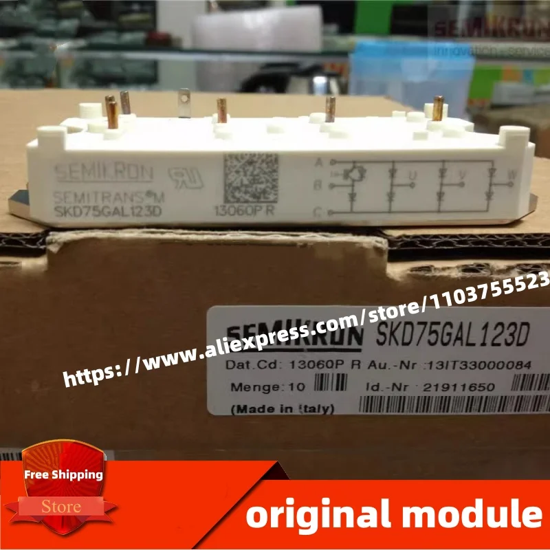 

SKD75GAL123D SKD100GAL123D SKD100GAL124D7 SKD100GA123DGAL IGBT original module