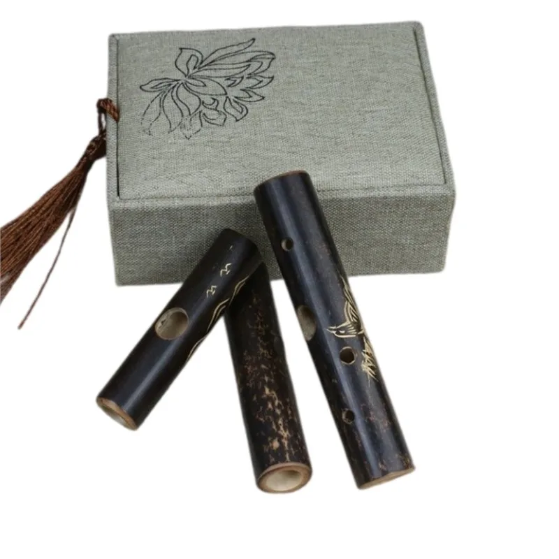 Handmade Mouth Flute Portable Whistle Flute Professional Playing Bird Flute Short Bamboo Flutes Traditional Woodwind Instruments