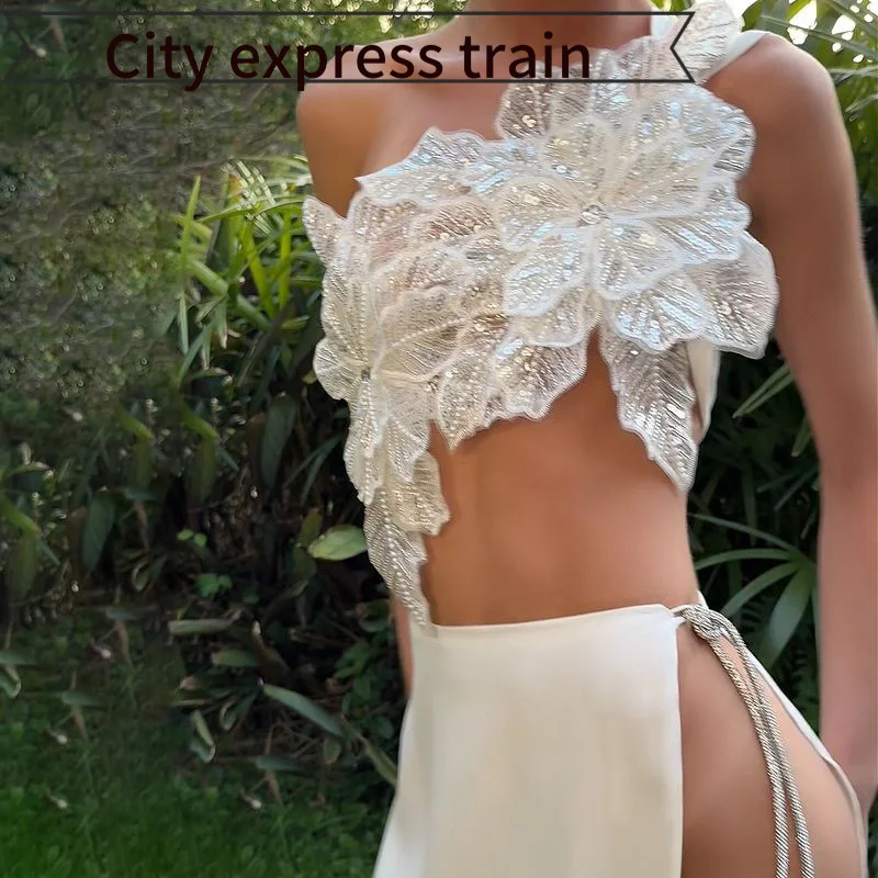 

Sexy Sparkling Bal Patchwork Lace Slim Fit Dr New Autumn Winter Faion Trendy Girl Bright Sequins Svel Ammonia