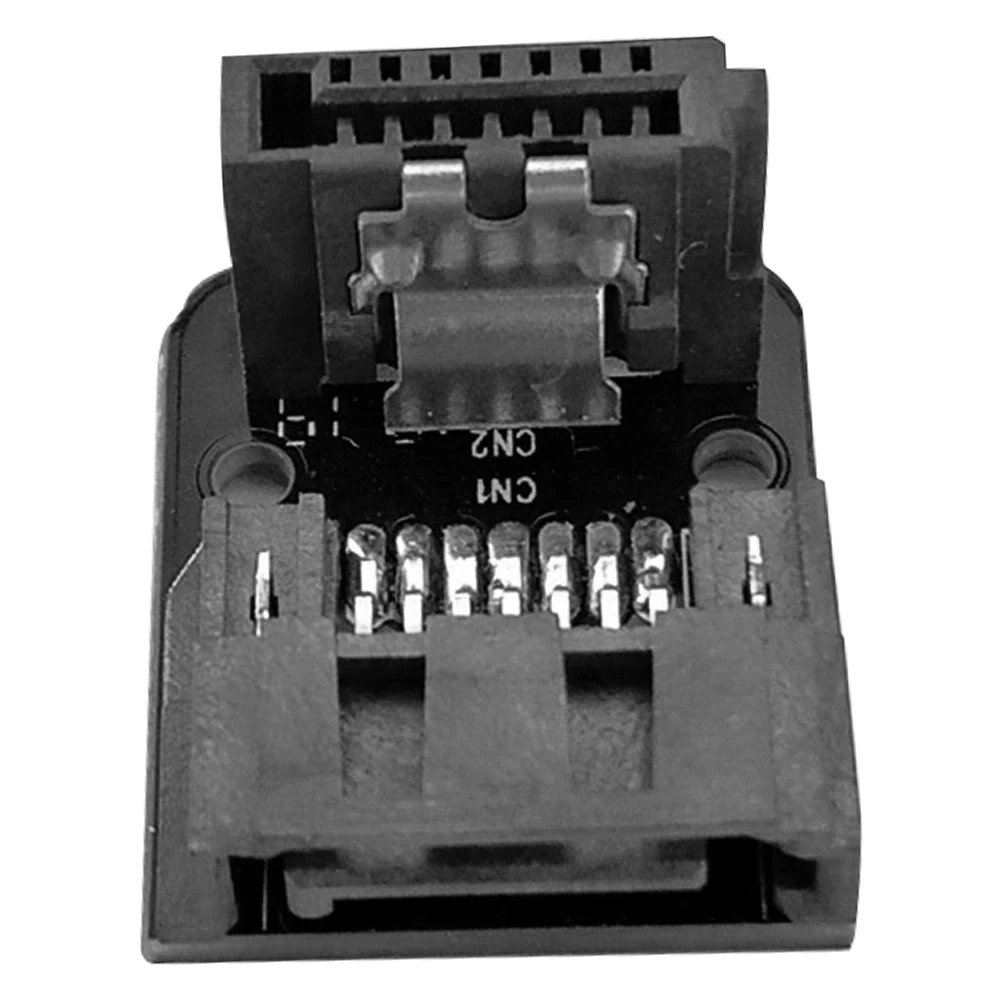 

90 Degree Angle Elbow Adapter SATA 7Pin Female To 7pin Male Adapter 6Gbps 90 Degree Angled Adapter Up /Down for PC Motherboard