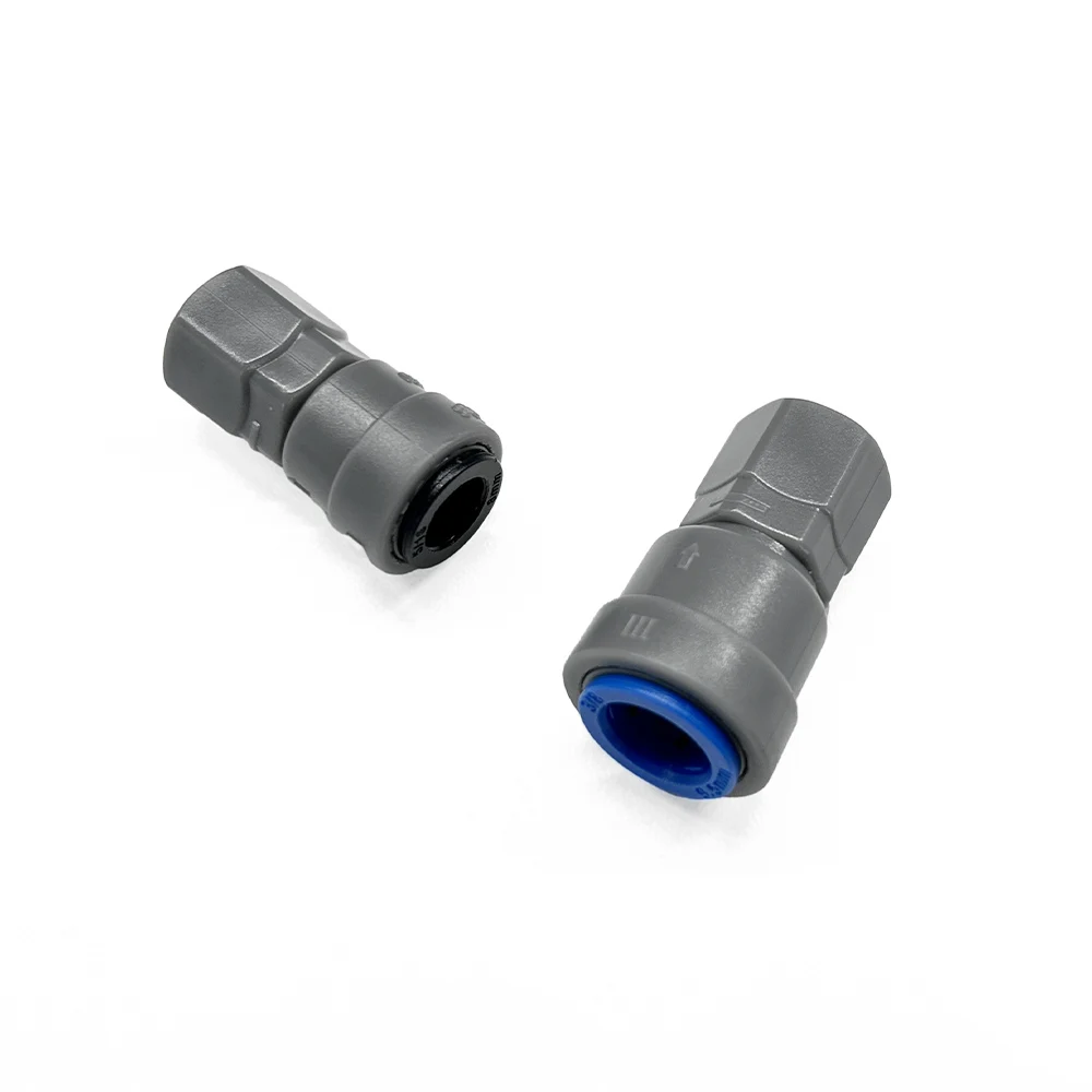 Kegland duotight - 9,5mm(3/8) x FFL (to fit MFL Disconnects) plastic quick connect pipe hose Connector fittings push-in joint